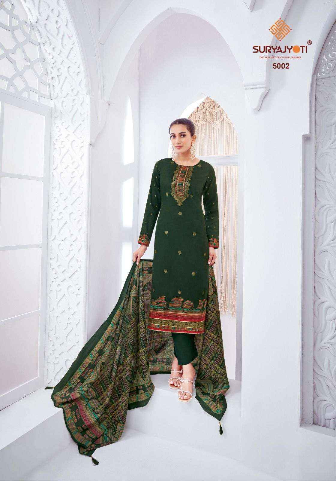Suryajyoti Pallavi Vol-5 Jam Satin Dress Material (6 pcs Catalogue)