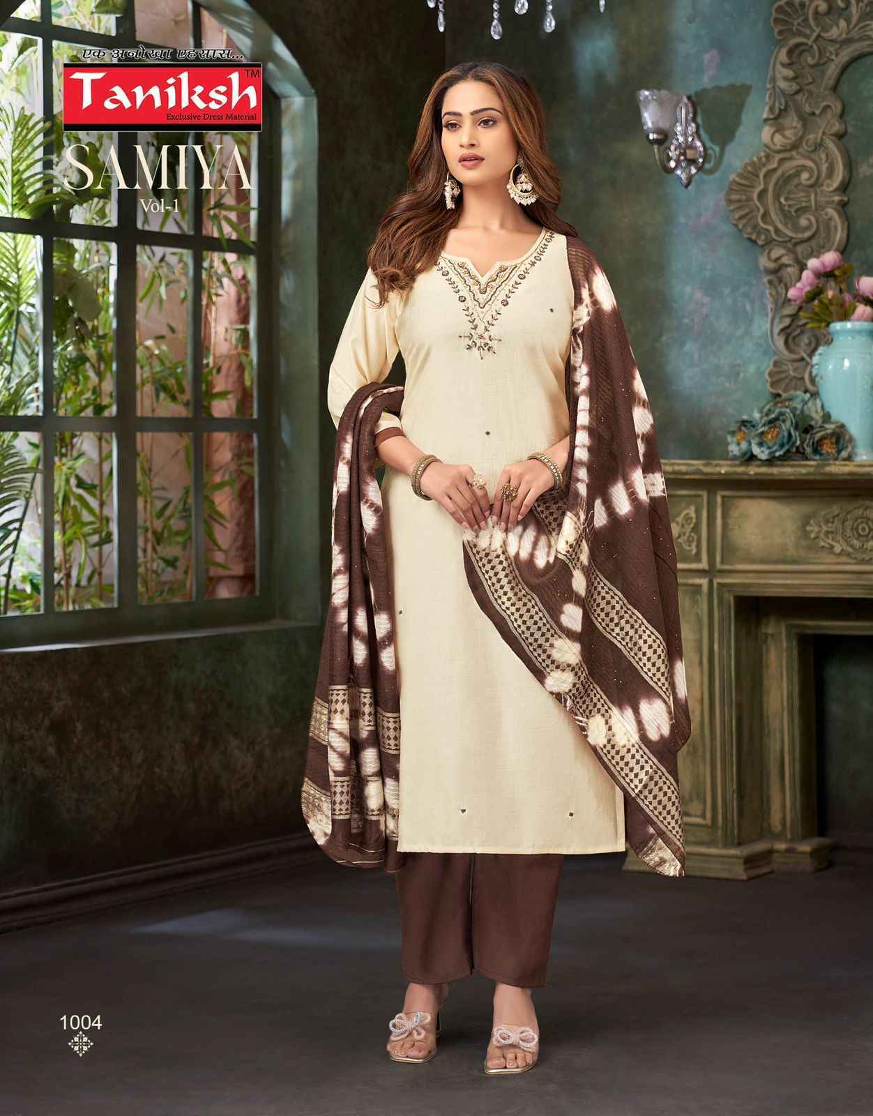 Taniksh Samiya Vol-1 Vertican Readymade Suit (8 pcs Catalogue)