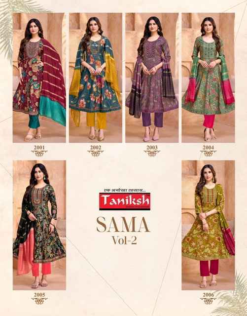Taniksh Samma Vol-2 Vertical Readymade Suit (6 pcs Catalogue)