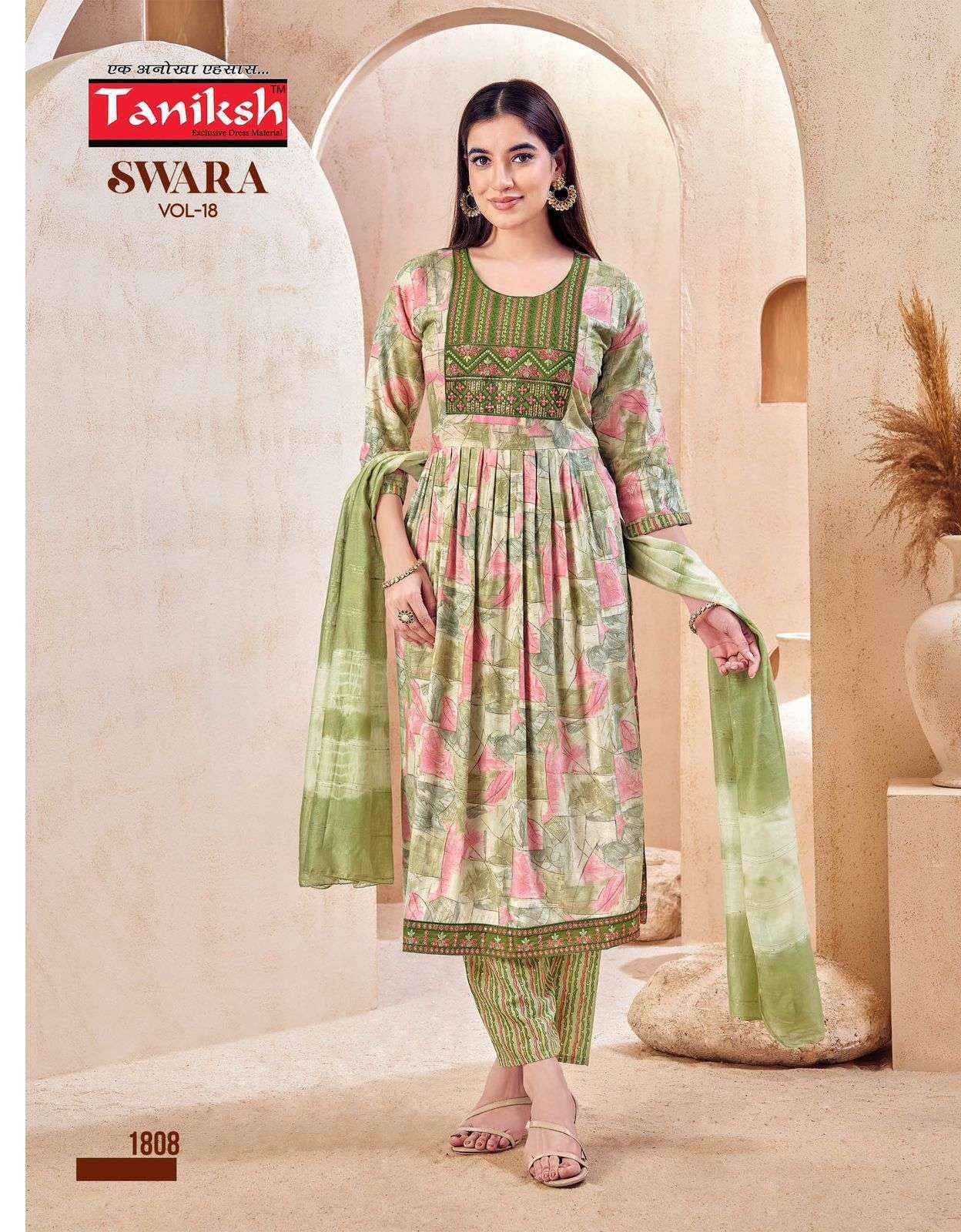 Taniksh Swara Vol-18 Rayon Readymade Suit (8 pcs Catalogue)