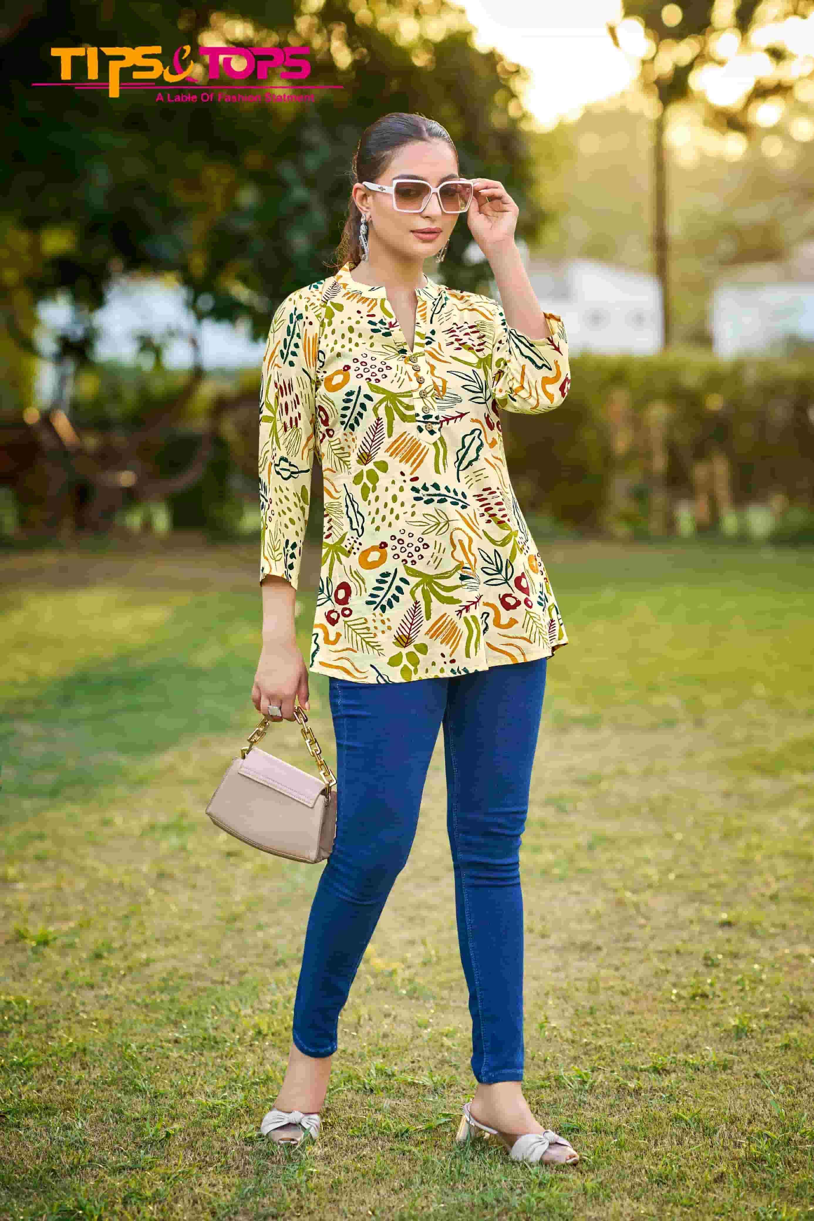 Tips & Tops Baby Vol-7 Short Rayon Kurti (9 pcs Catalogue)