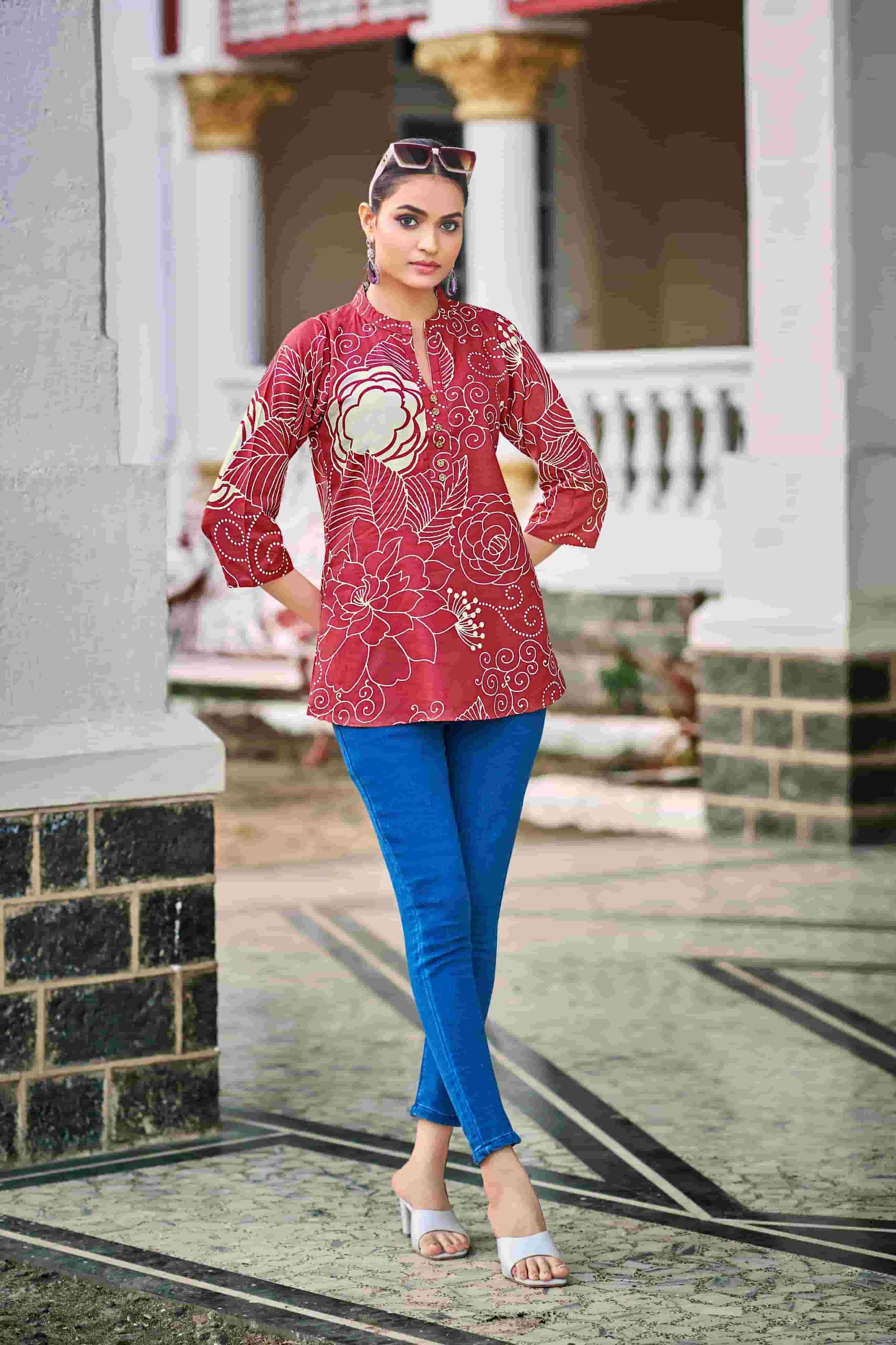 Tips & Tops Baby Vol-7 Short Rayon Kurti (9 pcs Catalogue)