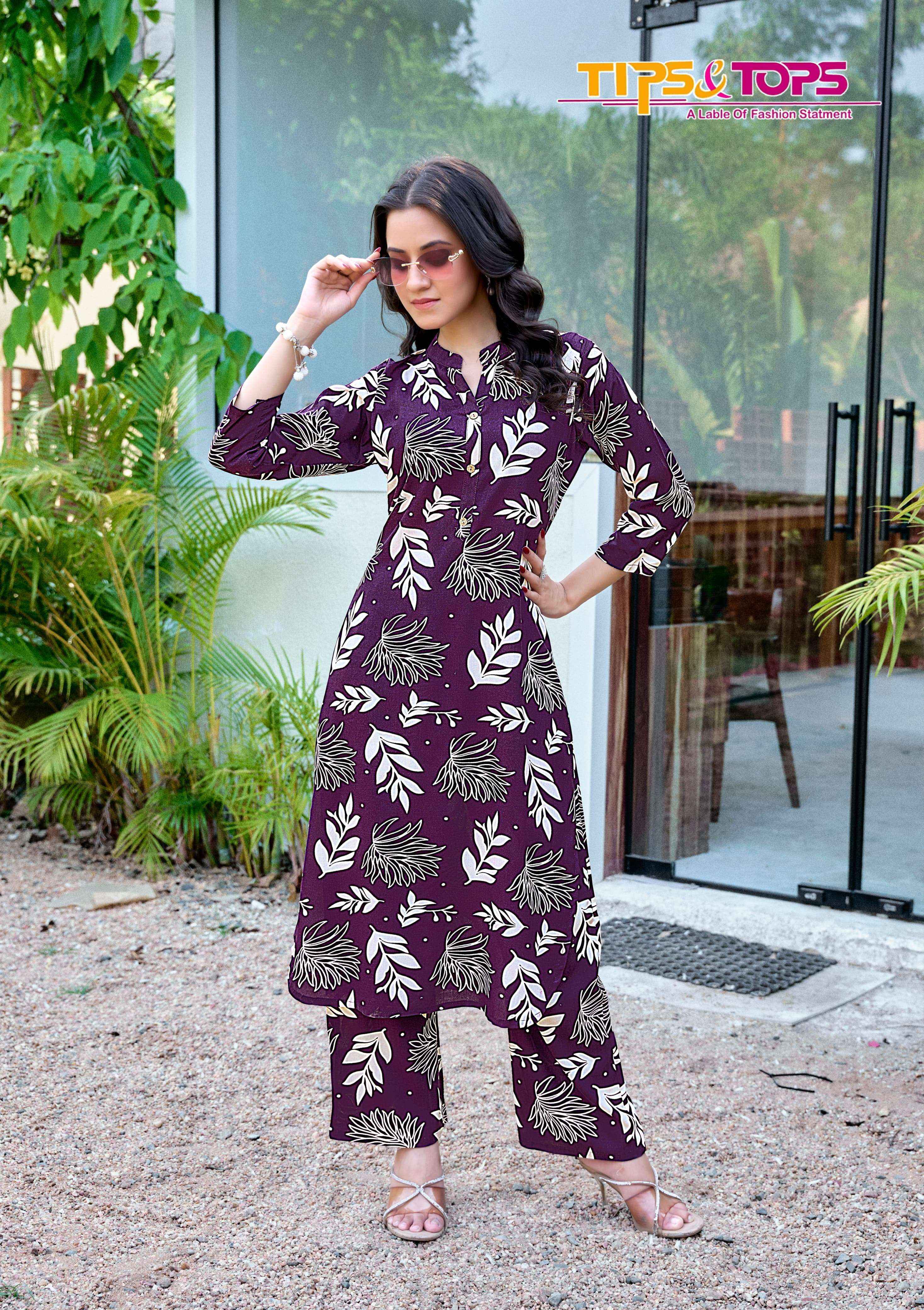 Tips & Tops Cinderella Vol 5 Rayon Co ord set 6 pcs Catalogue