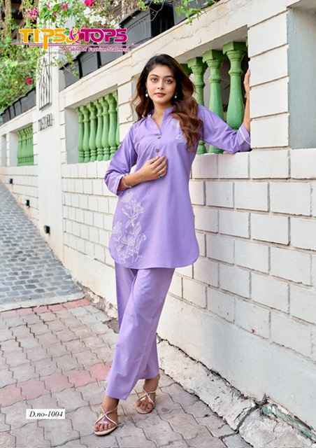 Tips & Tops Fabulous Cotton Co ord set (6 pcs Catalogue)