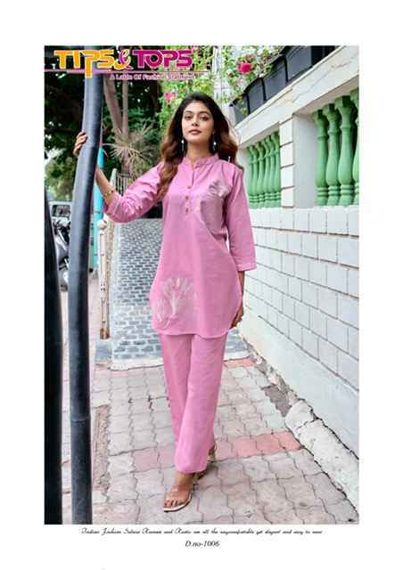 Tips & Tops Fabulous Cotton Co ord set (6 pcs Catalogue)