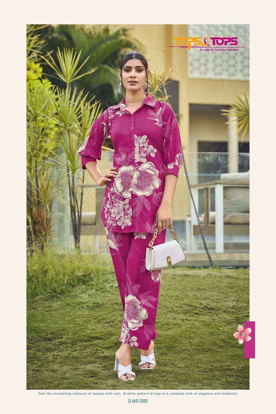 Tips & Tops Lifestyle Rayon Co Ord Set (6 pcs Catalogue)