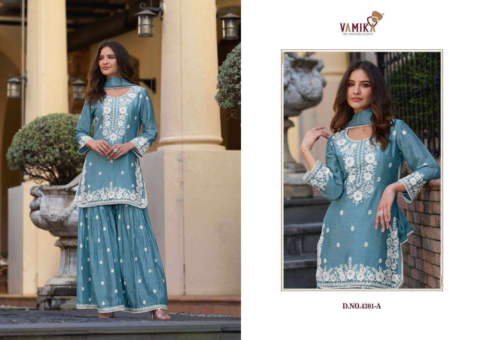 Vamika Anamika Vol-2 Readymade Chinone Dress (5 pcs Catalogue)