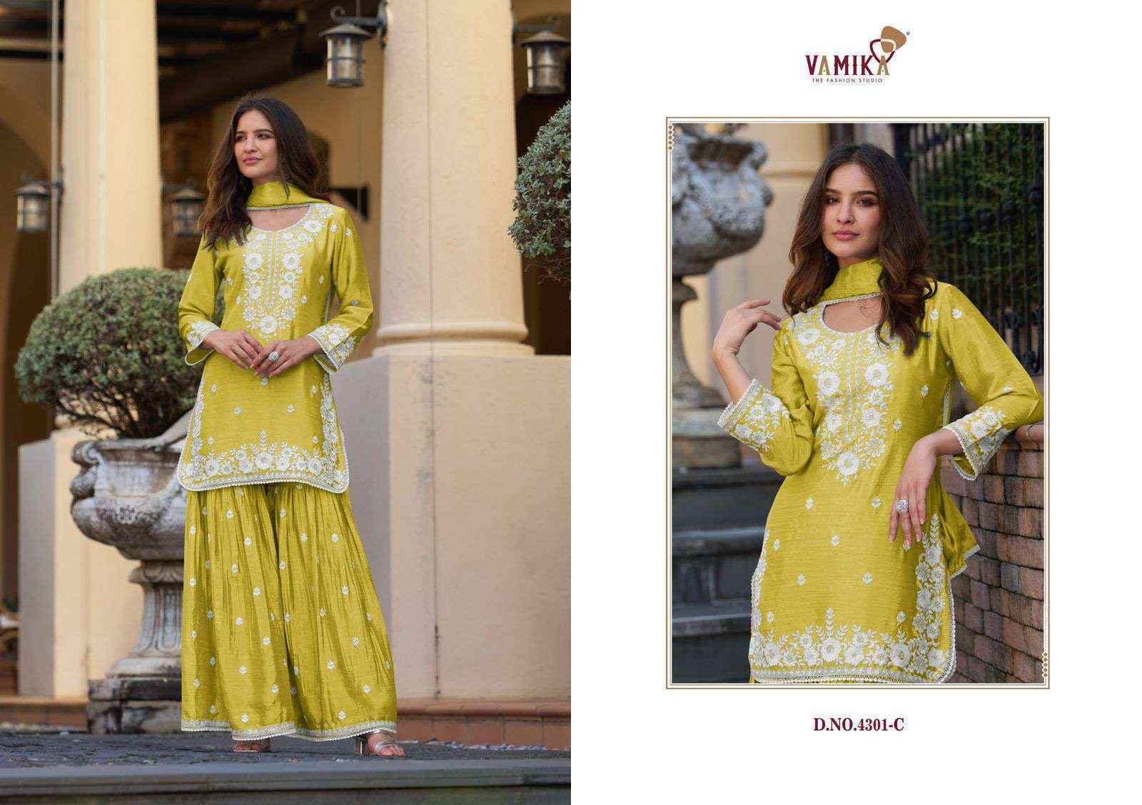 Vamika Anamika Vol-2 Readymade Chinone Dress (5 pcs Catalogue)
