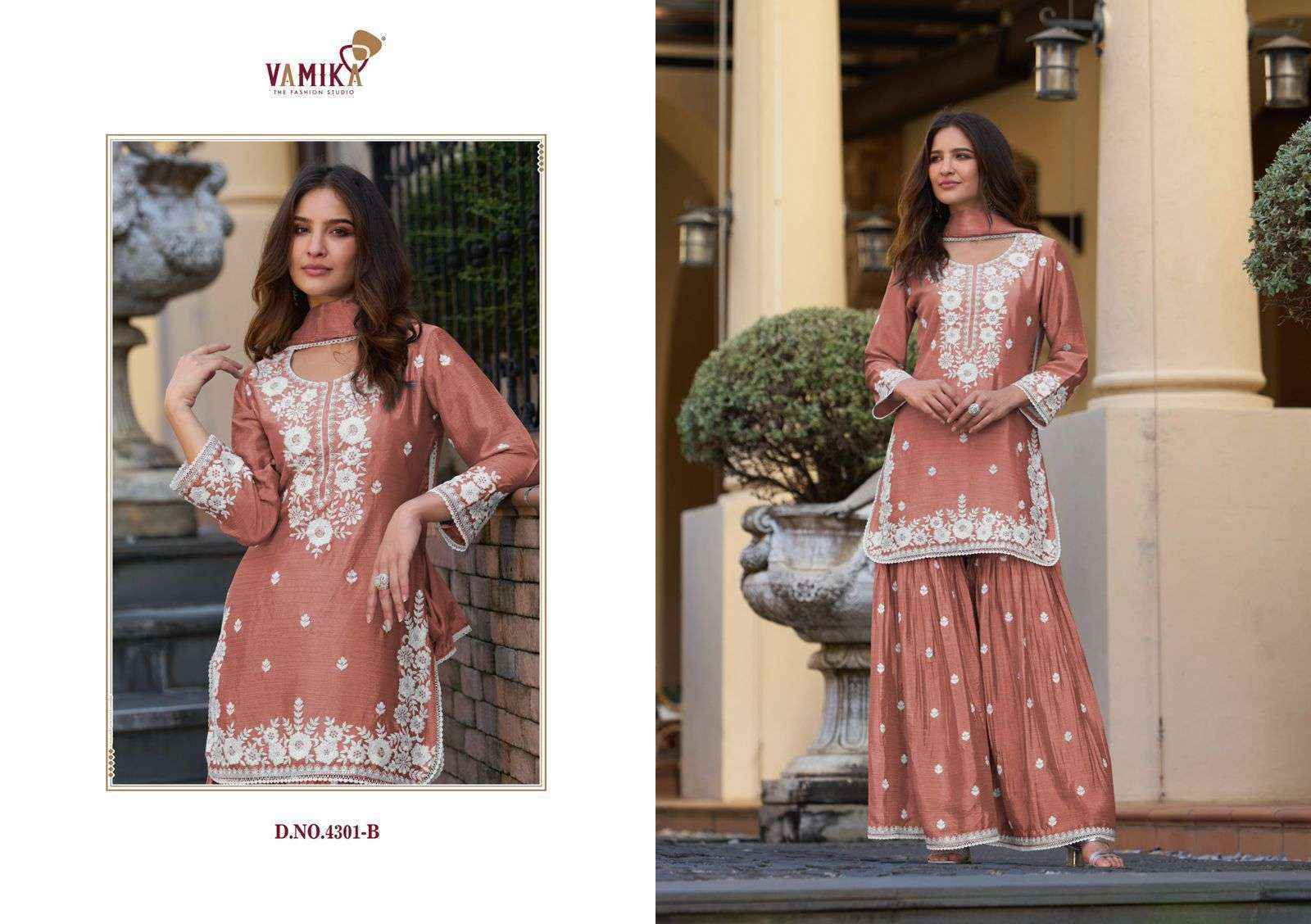 Vamika Anamika Vol-2 Readymade Chinone Dress (5 pcs Catalogue)