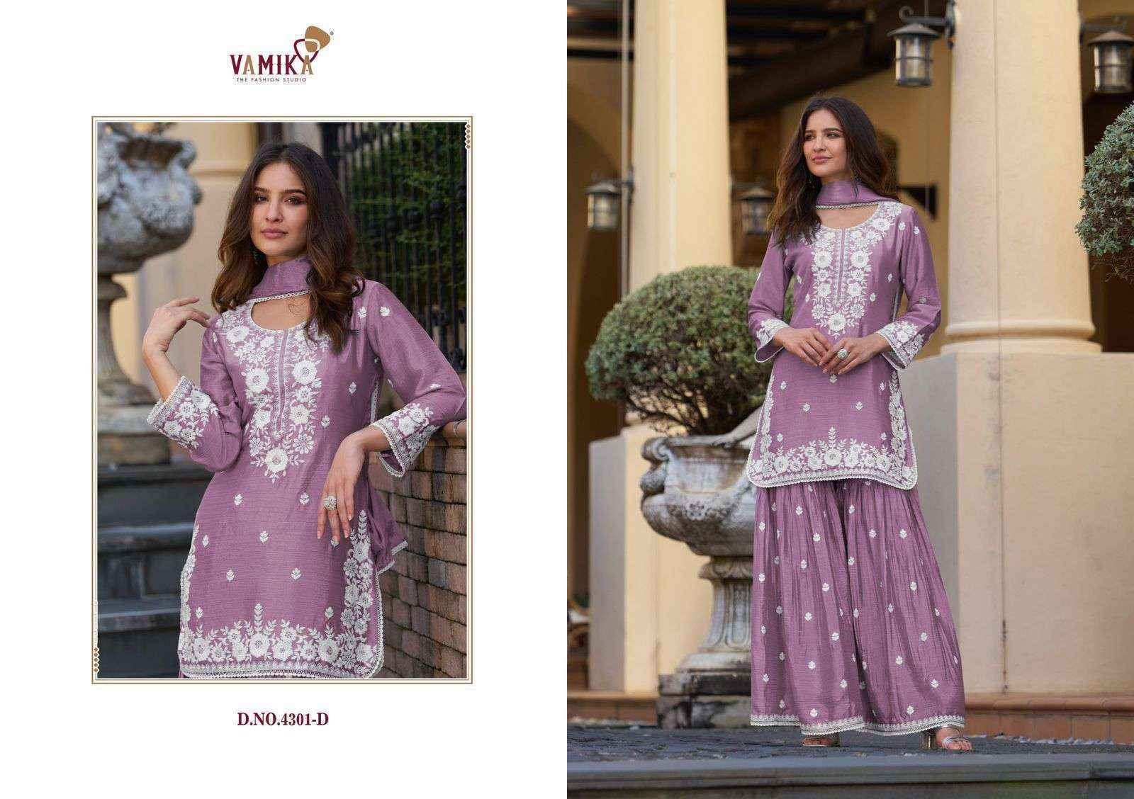 Vamika Anamika Vol-2 Readymade Chinone Dress (5 pcs Catalogue)