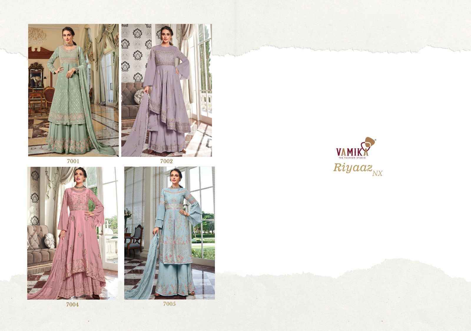 Vamika Riyaaz Nx Readymade Georgette Dress (4 pcs Catalogue)