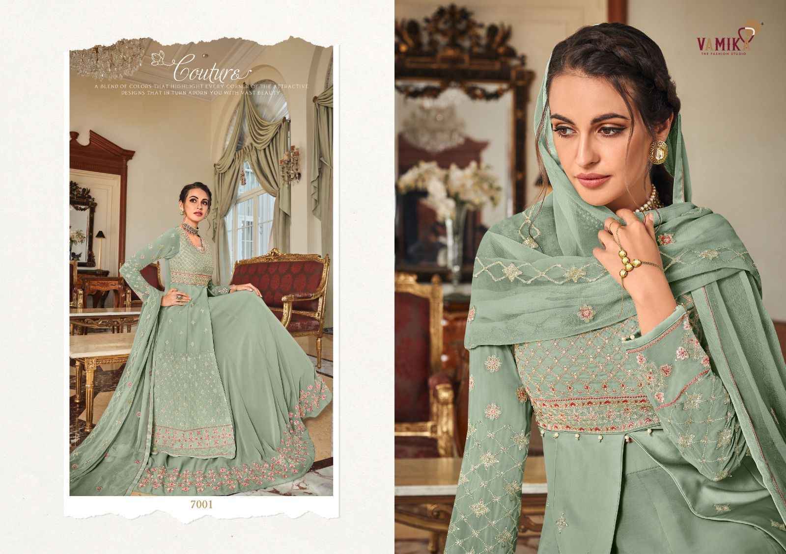 Vamika Riyaaz Nx Readymade Georgette Dress (4 pcs Catalogue)
