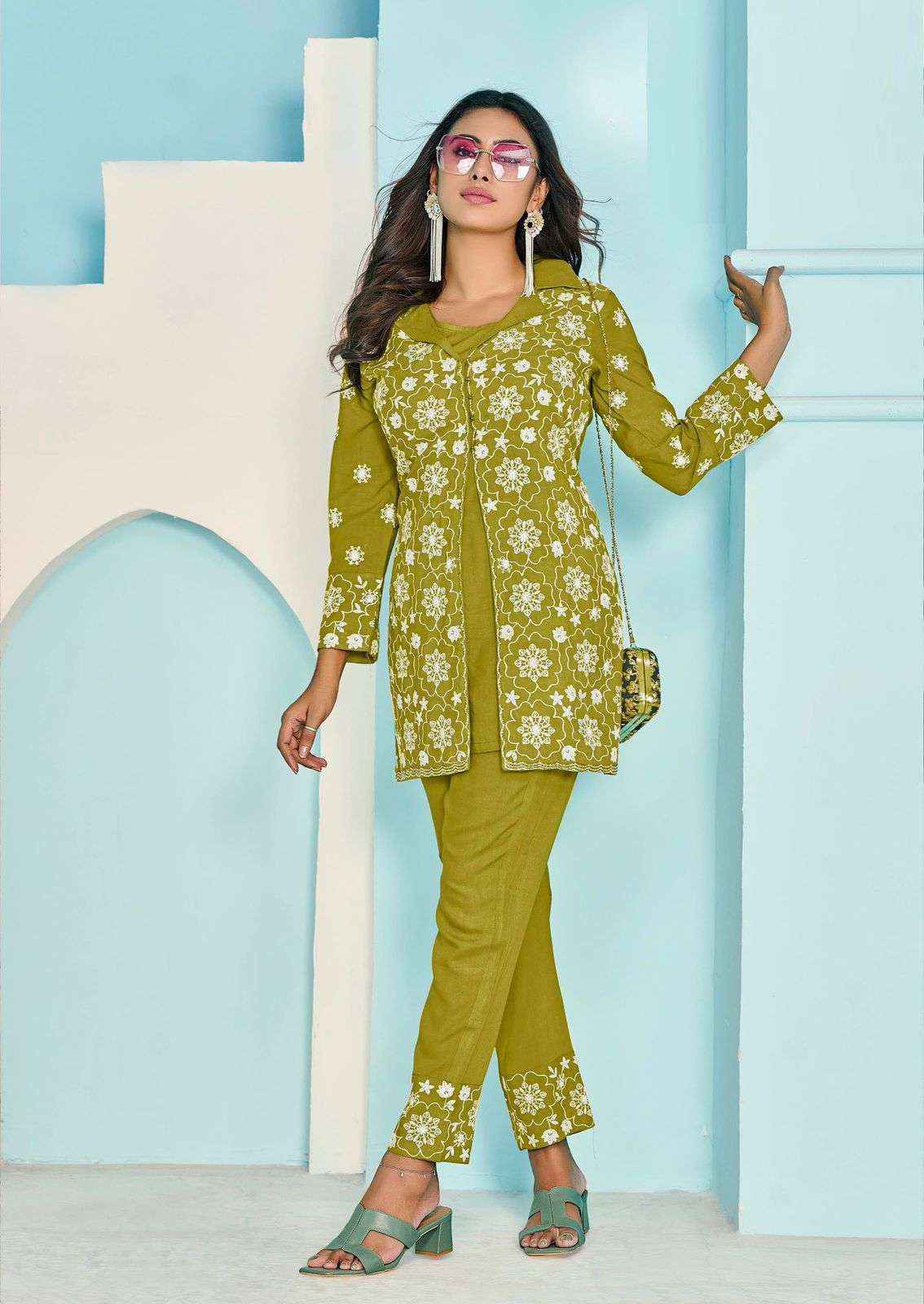 Vamika Veera Vol-3 Rayon Top With Bottom (5 pcs Catalogue)