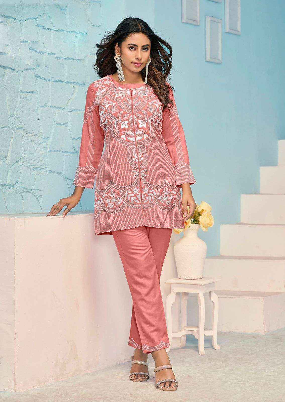 Vamika Veera Vol-3 Rayon Top With Bottom (5 pcs Catalogue)