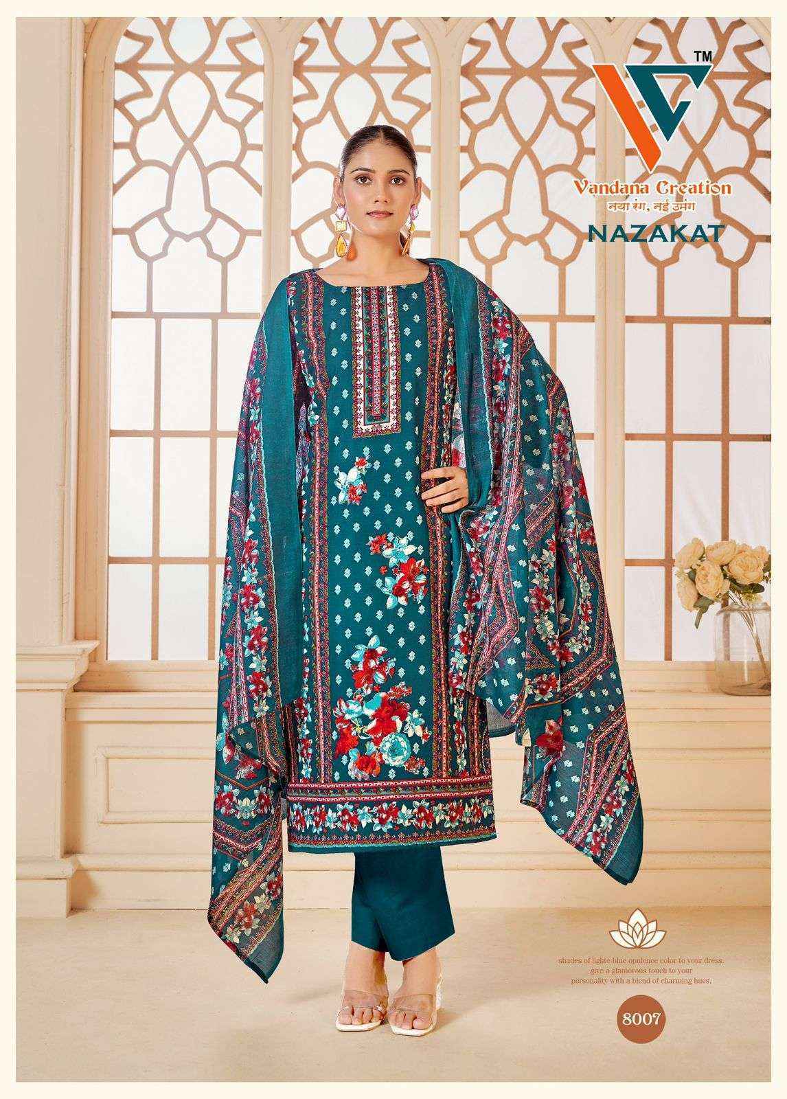 Vandana Creation Nazakat Vol-8 Cotton Dress Material (8 pcs Catalogue)