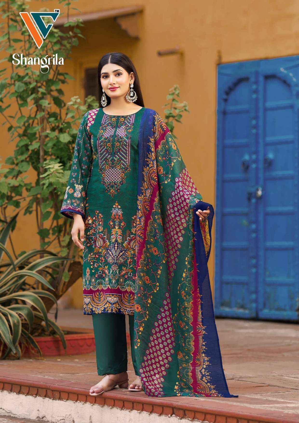 Vandana‎ Creation Shangrila‎‎ Vol-1 Rayon Dress Material (8 pcs Catalogue)