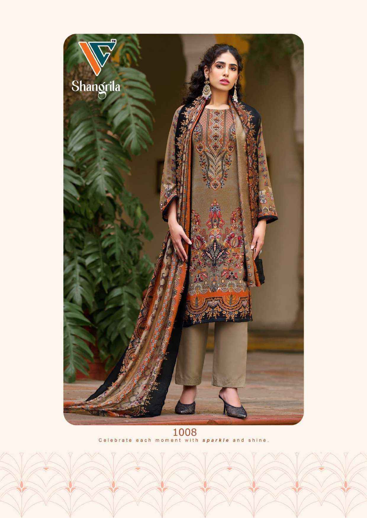 Vandana‎ Creation Shangrila‎‎ Vol-1 Rayon Dress Material (8 pcs Catalogue)