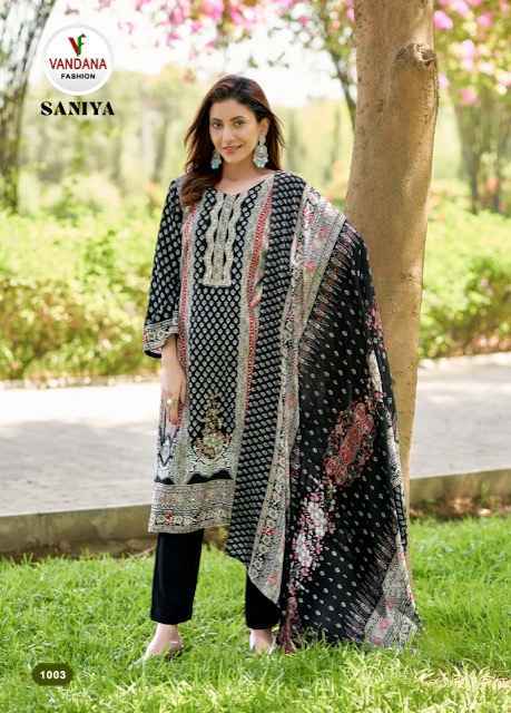 Vandana Fashion Saniya Vol 1 Viscouse Rayon Dress Material 6 pcs Catalogue