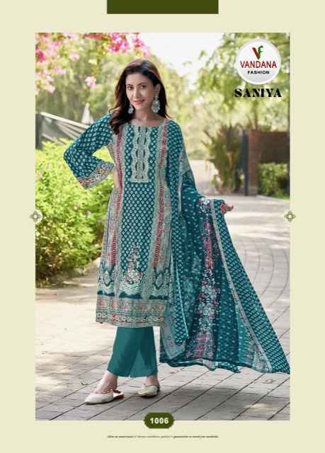 Vandana Fashion Saniya Vol 1 Viscouse Rayon Dress Material 6 pcs Catalogue