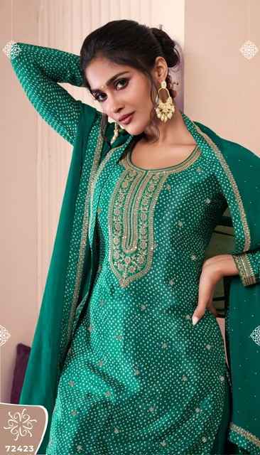 Vinay Kuleesh Pahal Vol-4 Chinon Dress Material (4 pcs Catalogue)