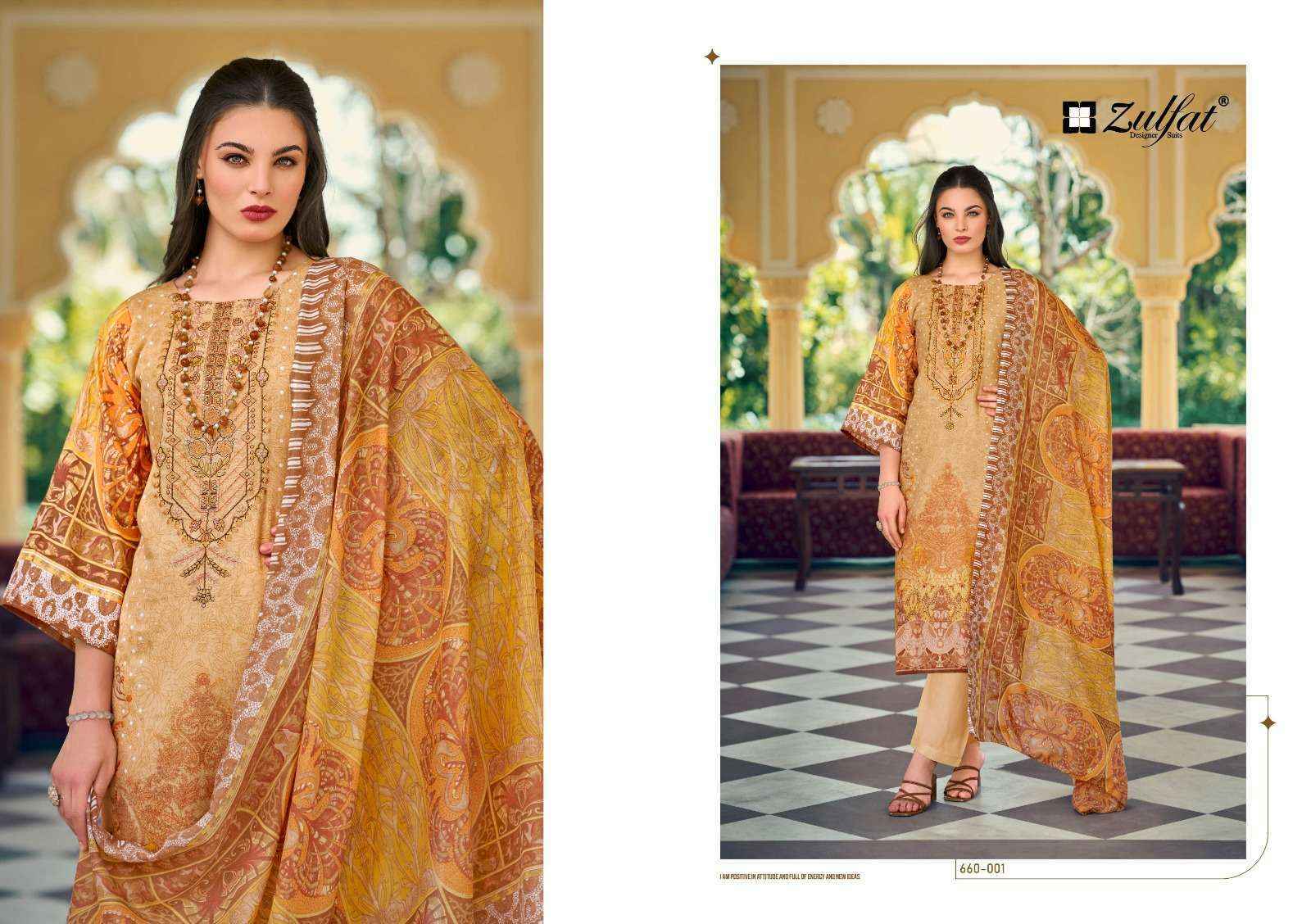 Zulfat Gulnaaz Vol-4 Cotton Dress Material (8 pcs Catalogue)