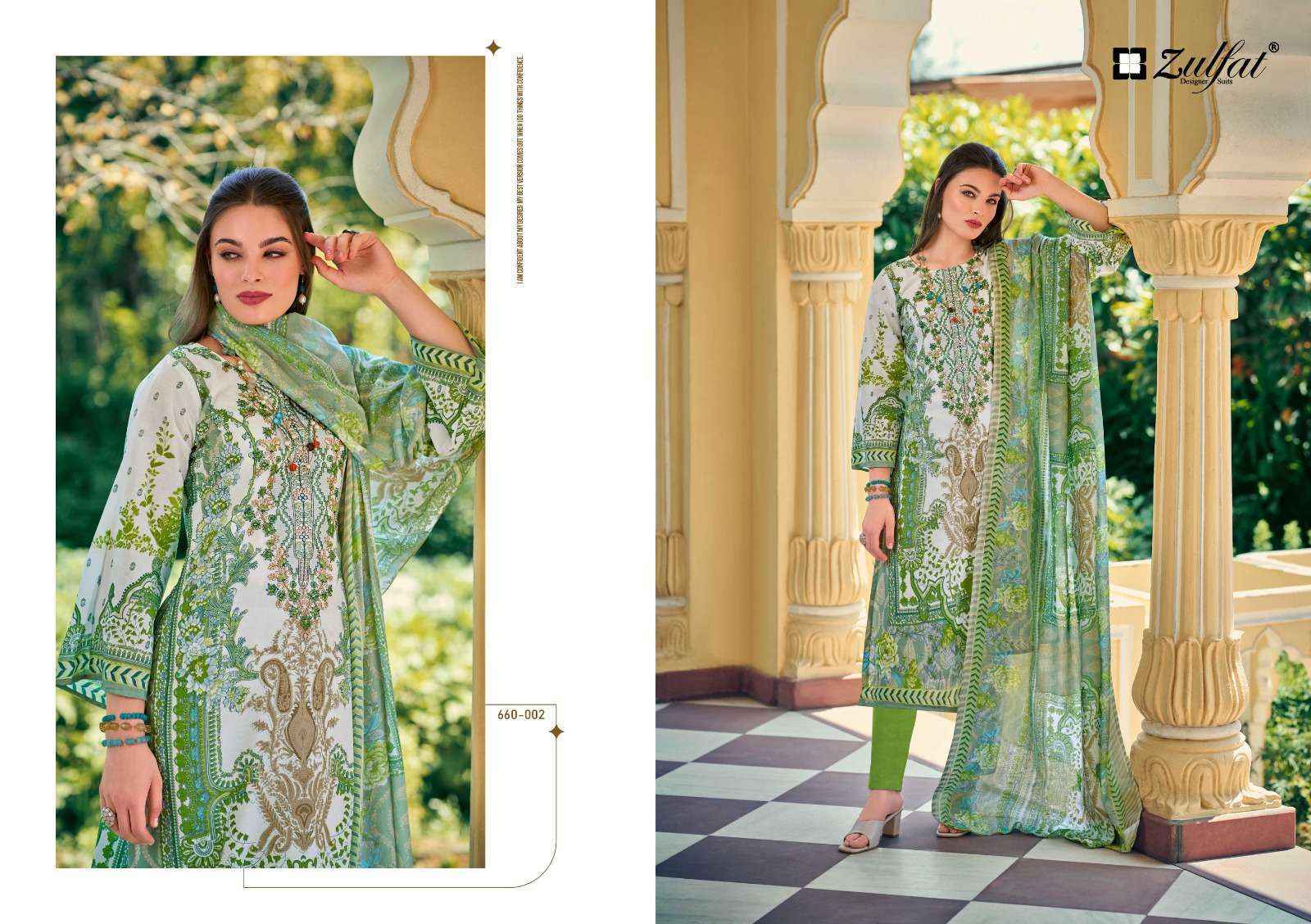 Zulfat Gulnaaz Vol-4 Cotton Dress Material (8 pcs Catalogue)