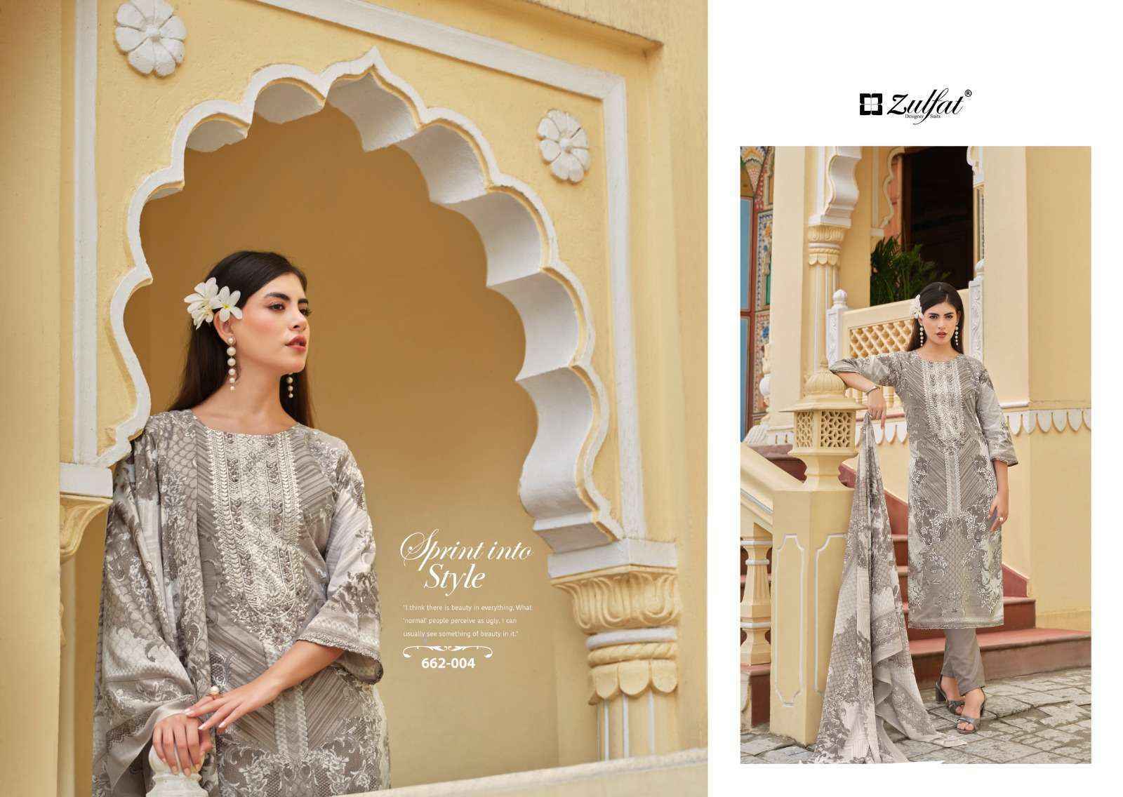 Zulfat Noor Vol-3 Cotton Dress Material (8 pcs Catalogue)