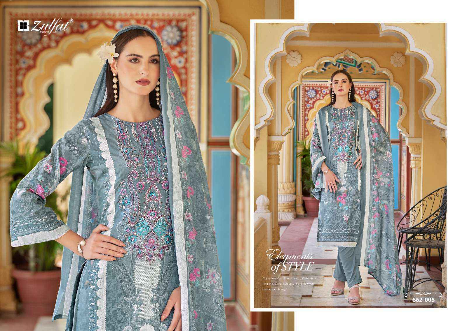 Zulfat Noor Vol-3 Cotton Dress Material (8 pcs Catalogue)
