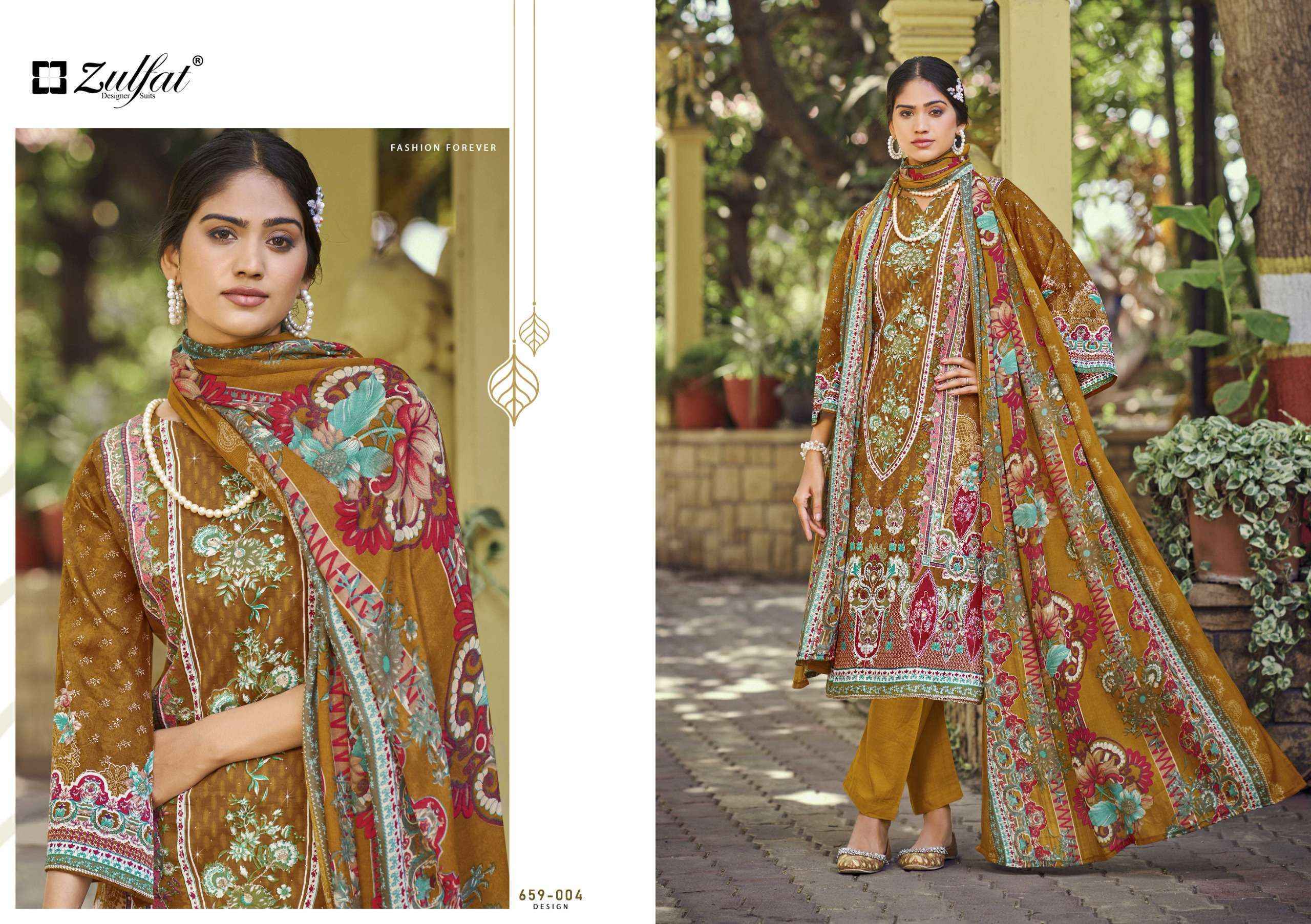 Zulfat Raabta Vol-7 Jam Cotton Dress Material (6 pcs Catalogue)