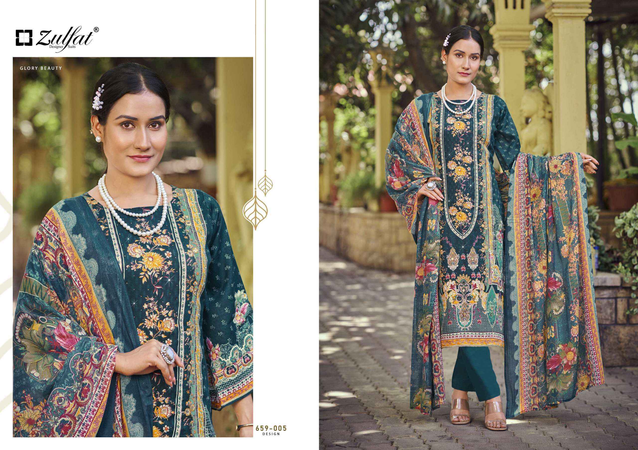 Zulfat Raabta Vol-7 Jam Cotton Dress Material (6 pcs Catalogue)