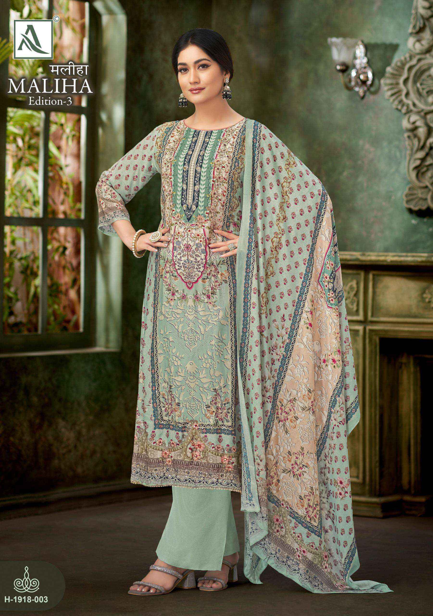 Alok Maliha Edition-3 Viscose Dress Material (4 pcs Catalogue)