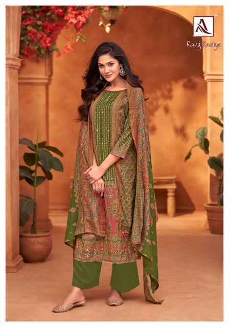 Alok Rang Rasiya Modal Dress Material (6 pcs Catalogue)