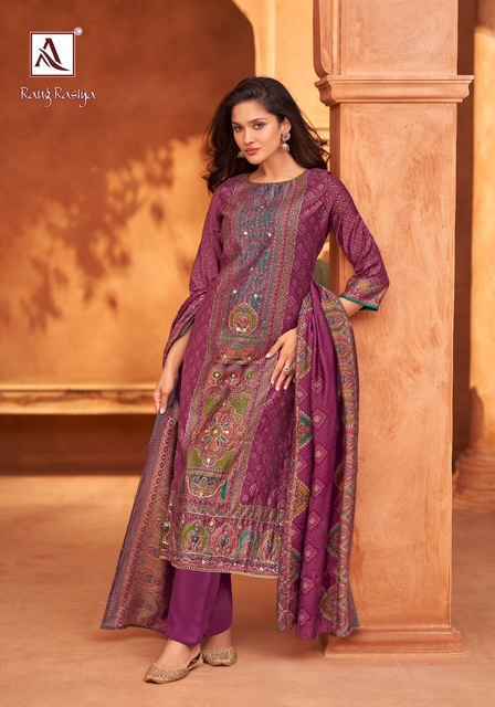 Alok Rang Rasiya Modal Dress Material (6 pcs Catalogue)
