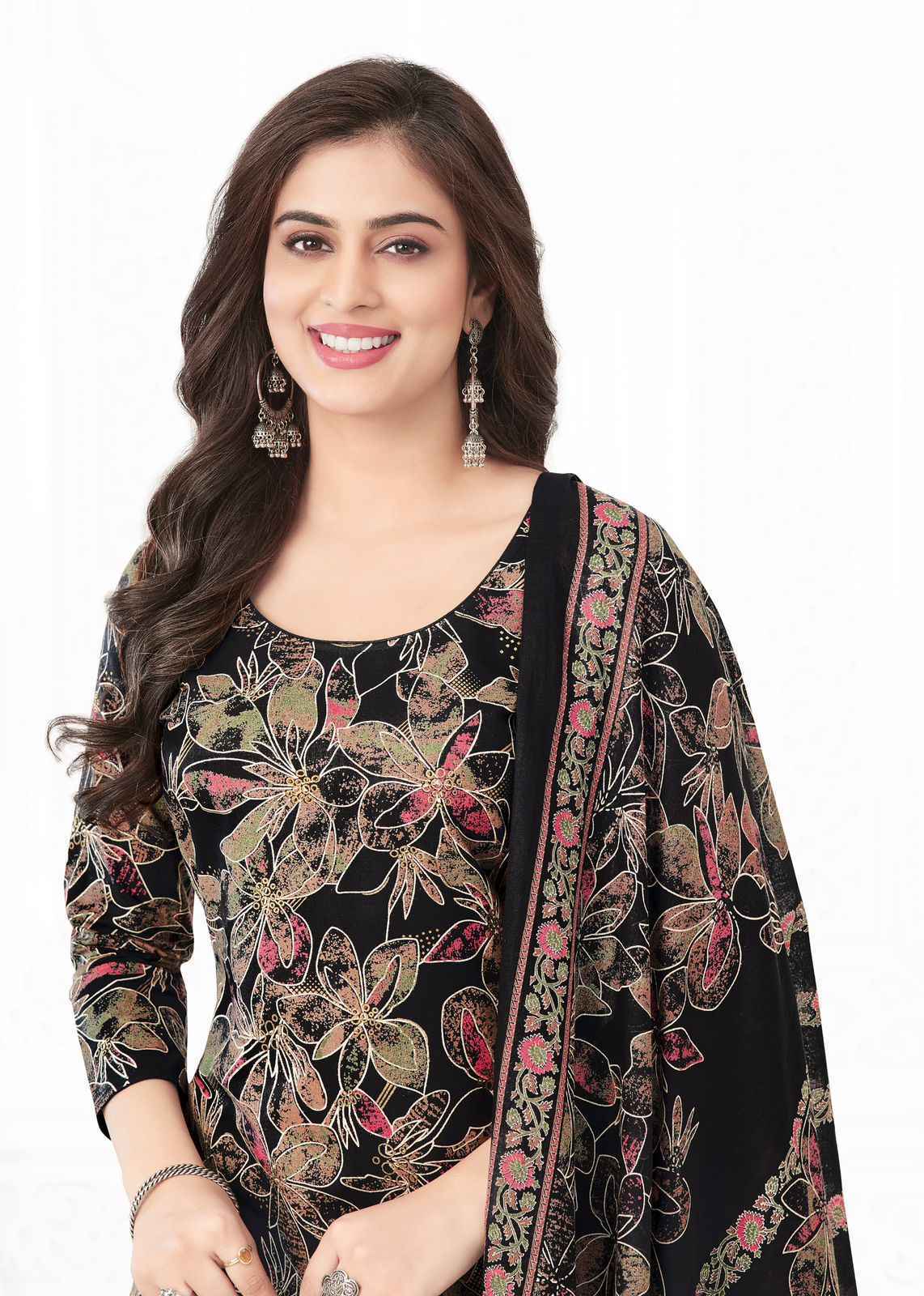 Baalar Pashmina Vol-4 Lawn Cotton Dress Material (18 pcs Catalogue)