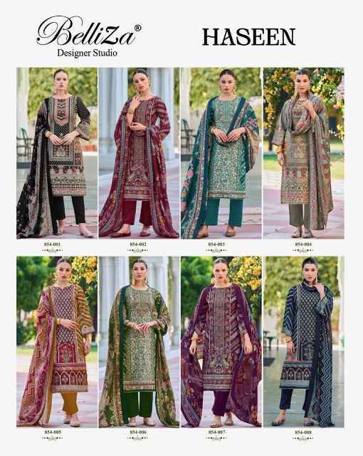 Belliza Haseen Cotton Dress Material (8 pcs Cataloge)