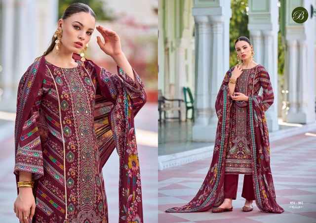 Belliza Haseen Cotton Dress Material (8 pcs Cataloge)