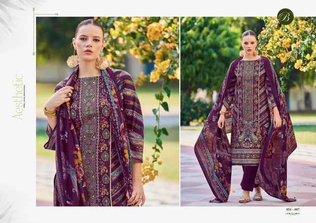 Belliza Haseen Cotton Dress Material (8 pcs Cataloge)