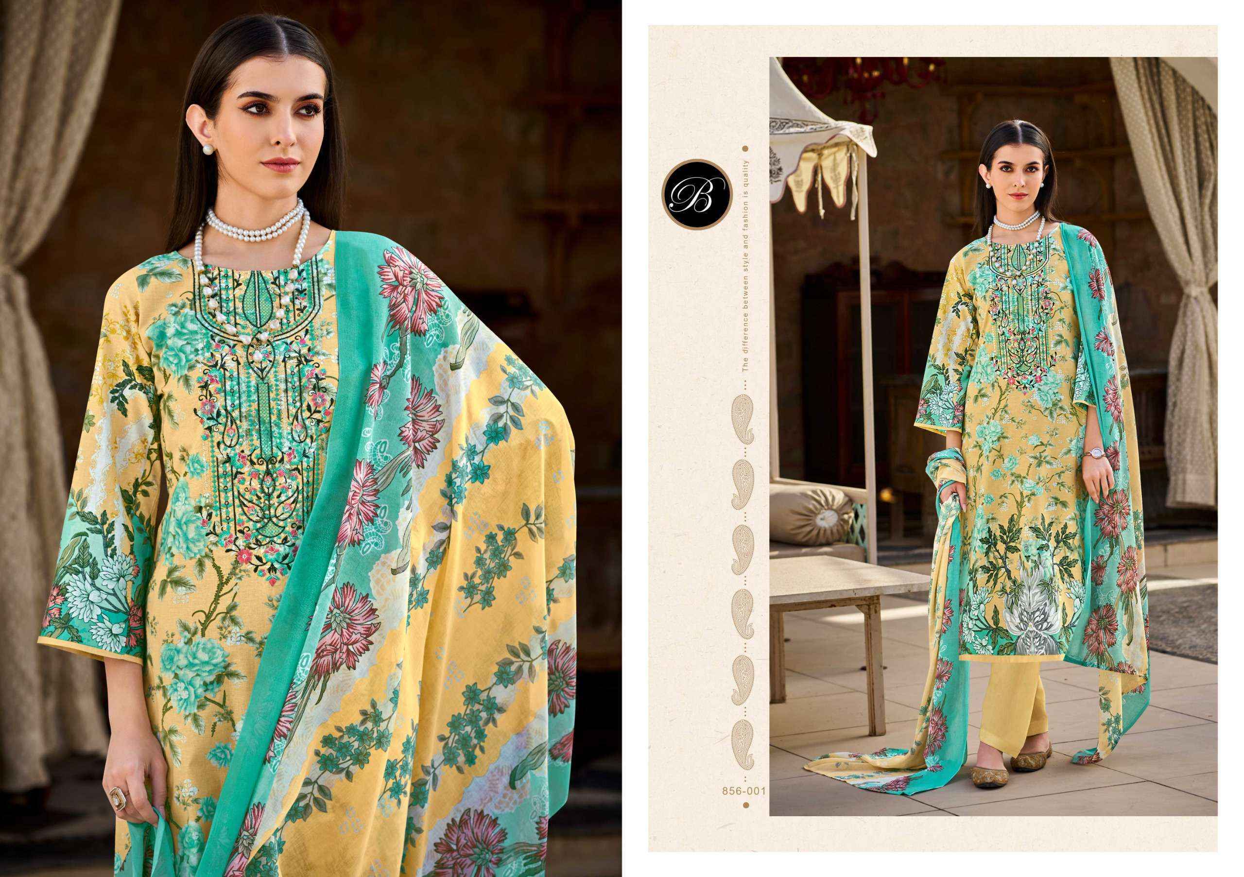 Belliza Naira Vol-110 Cotton Dress Material (8 pcs Cataloge)