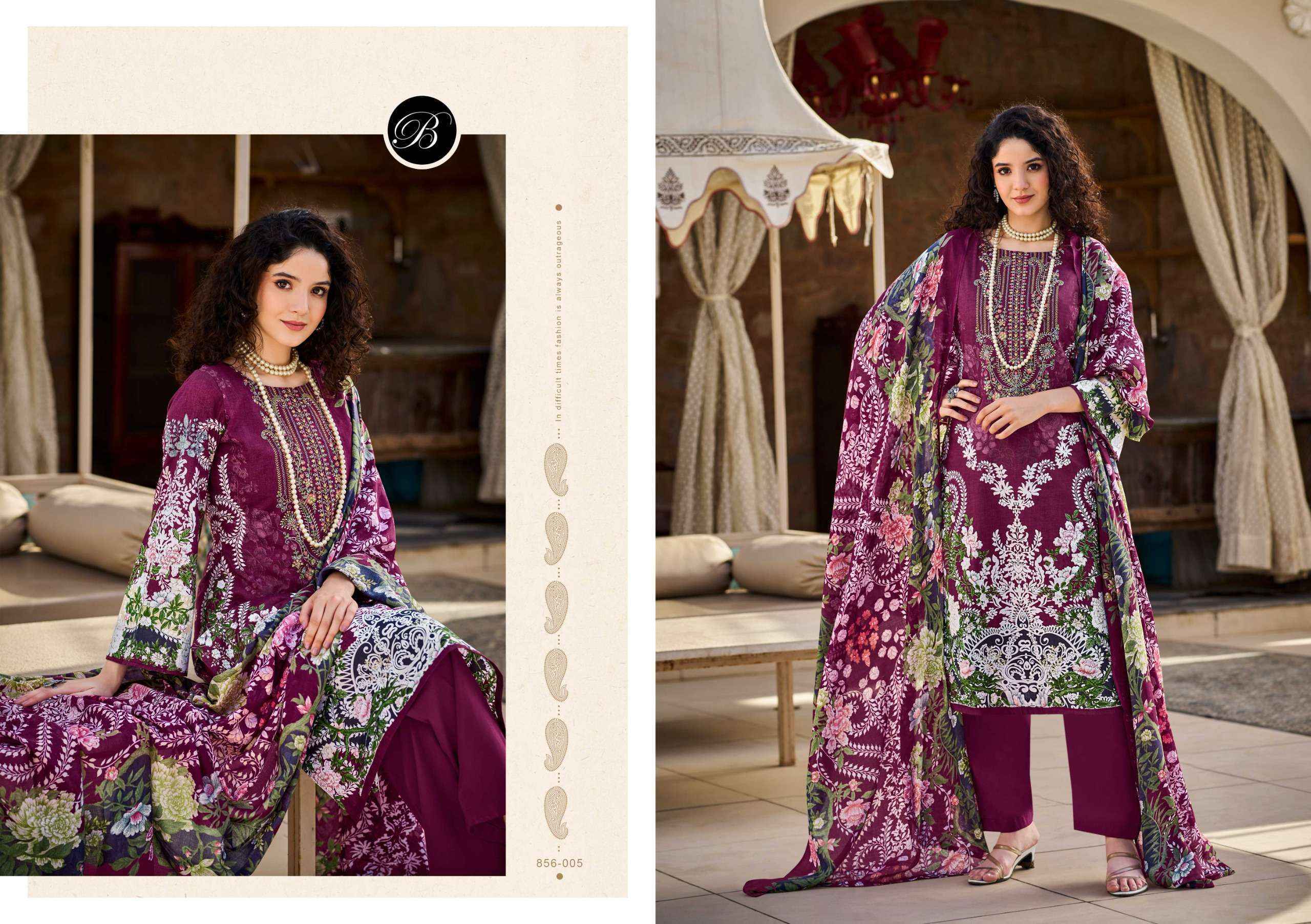 Belliza Naira Vol-110 Cotton Dress Material (8 pcs Cataloge)
