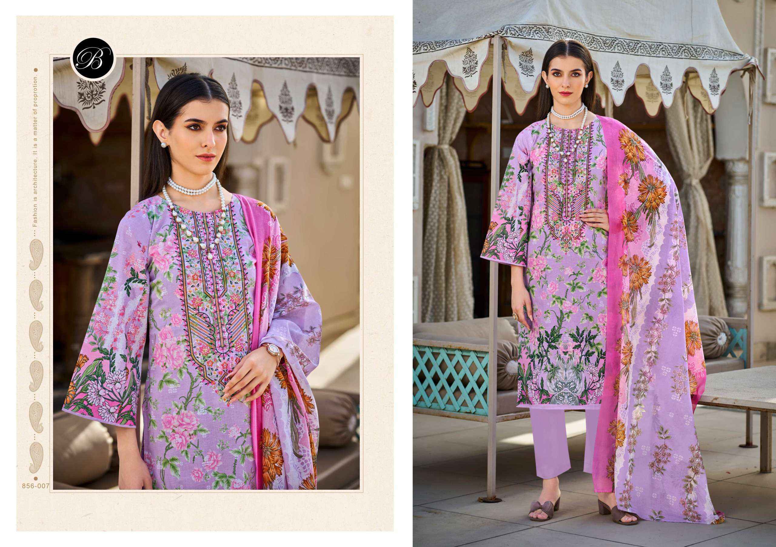 Belliza Naira Vol-110 Cotton Dress Material (8 pcs Cataloge)