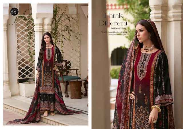 Belliza Shaheen Vol-5 Viscouse Reyon Dress Material (8 pcs Catalogue)