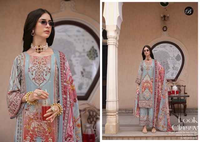 Belliza Shaheen Vol-5 Viscouse Reyon Dress Material (8 pcs Catalogue)