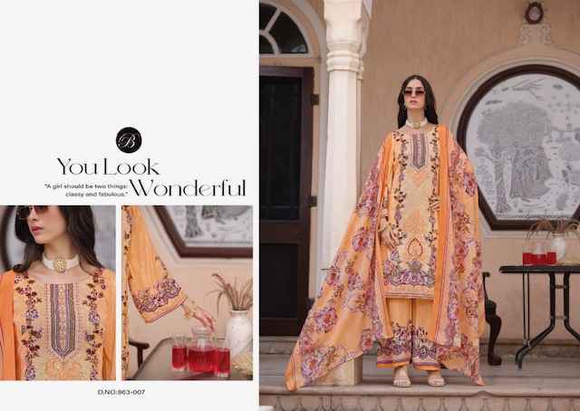 Belliza Shaheen Vol-5 Viscouse Reyon Dress Material (8 pcs Catalogue)