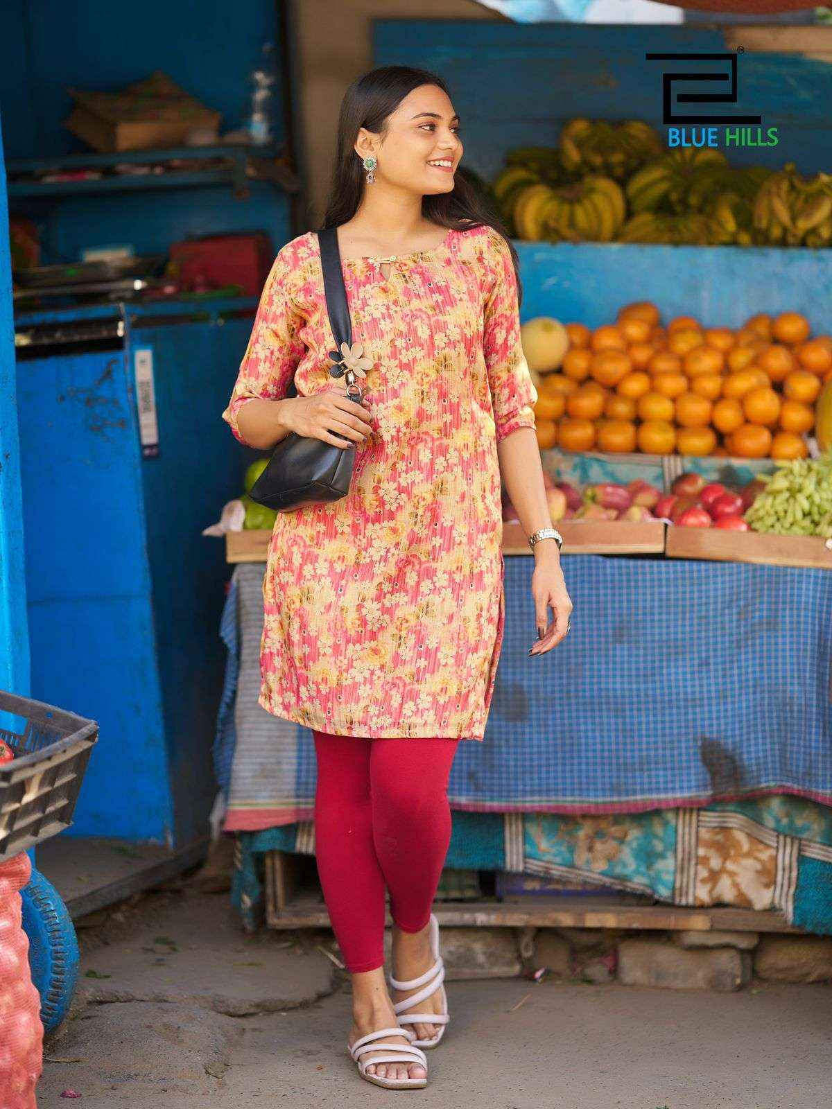 Blue Hills Rashmika Simer Silk Kurti (10 pcs Catalogue)