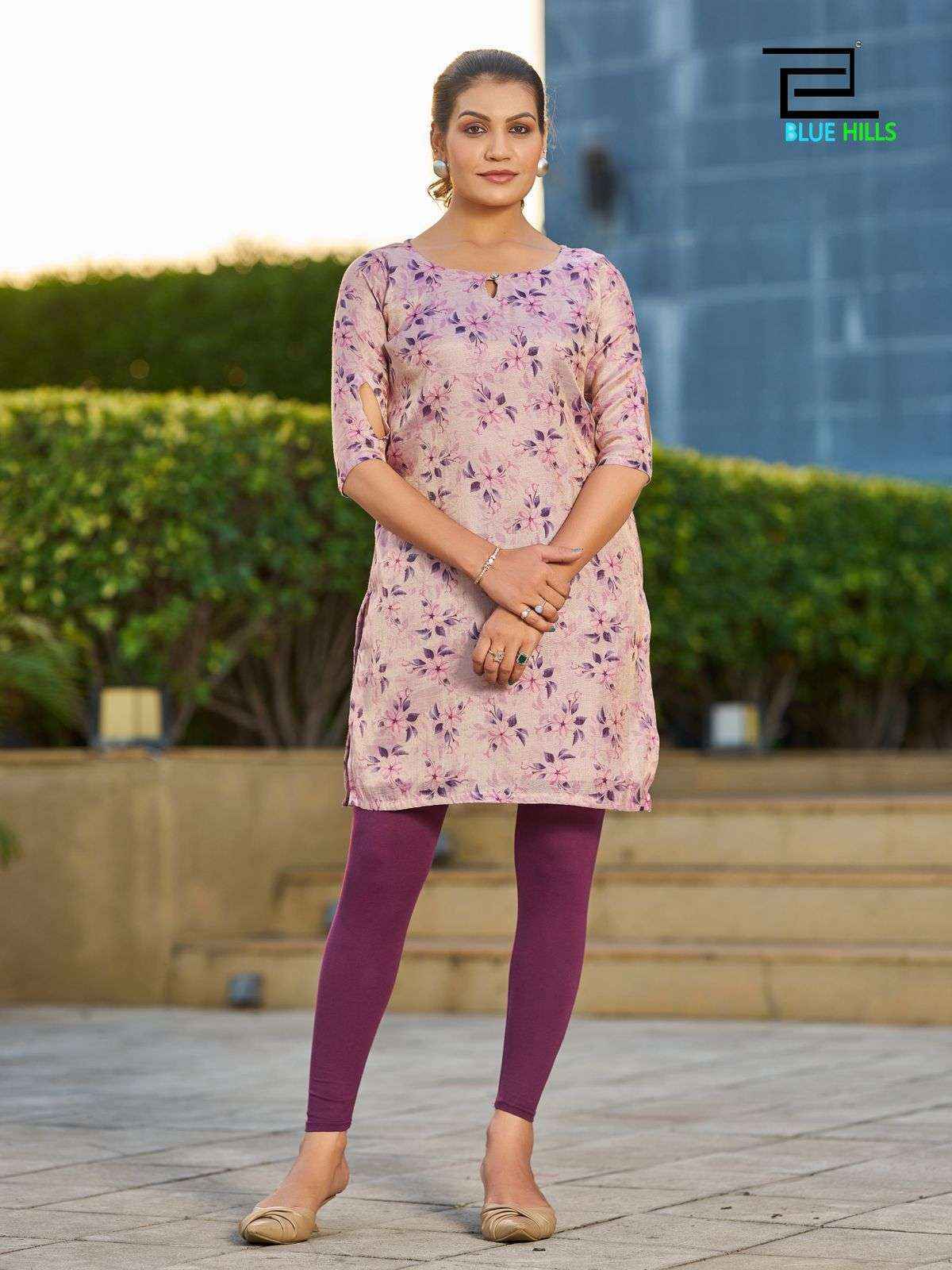 Blue Hills Rashmika Simer Silk Kurti (10 pcs Catalogue)
