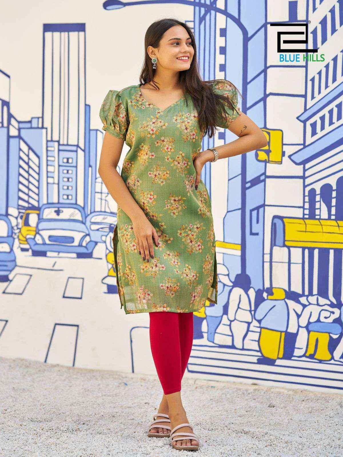 Blue Hills Rashmika Simer Silk Kurti (10 pcs Catalogue)