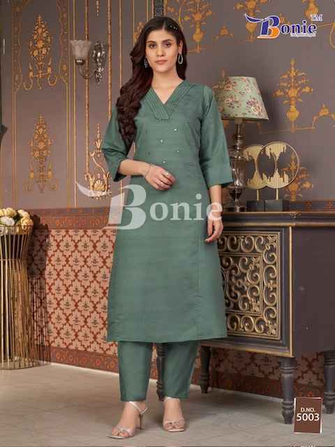 Bonie Naina Vol-5 Viscouse Kurti With Plazzo (5 pcs Catalogue)