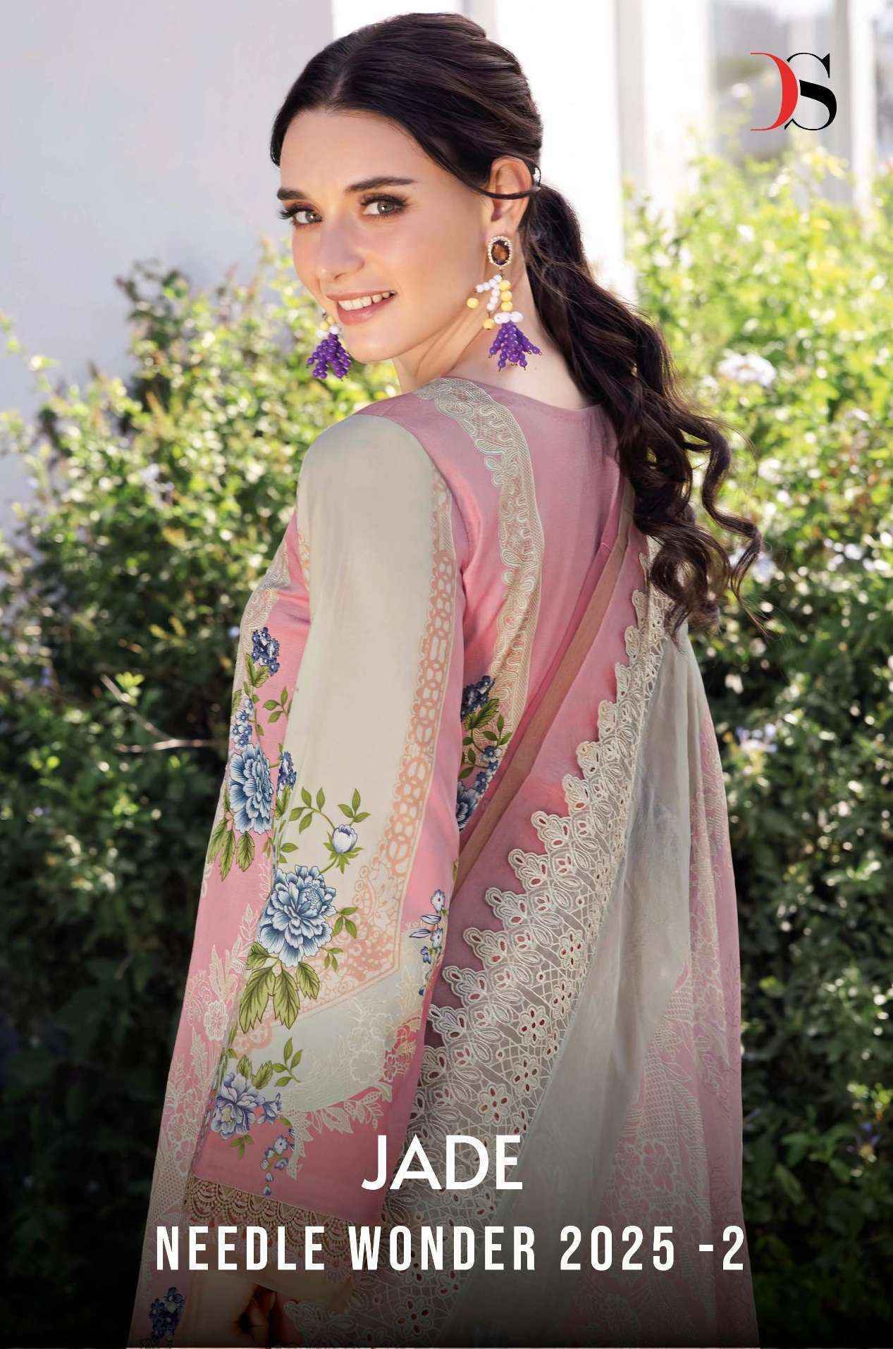 Deepsy Jade Needle Wonder 2025 Vol 2 Cotton Dress Material 8 pcs Catalogue