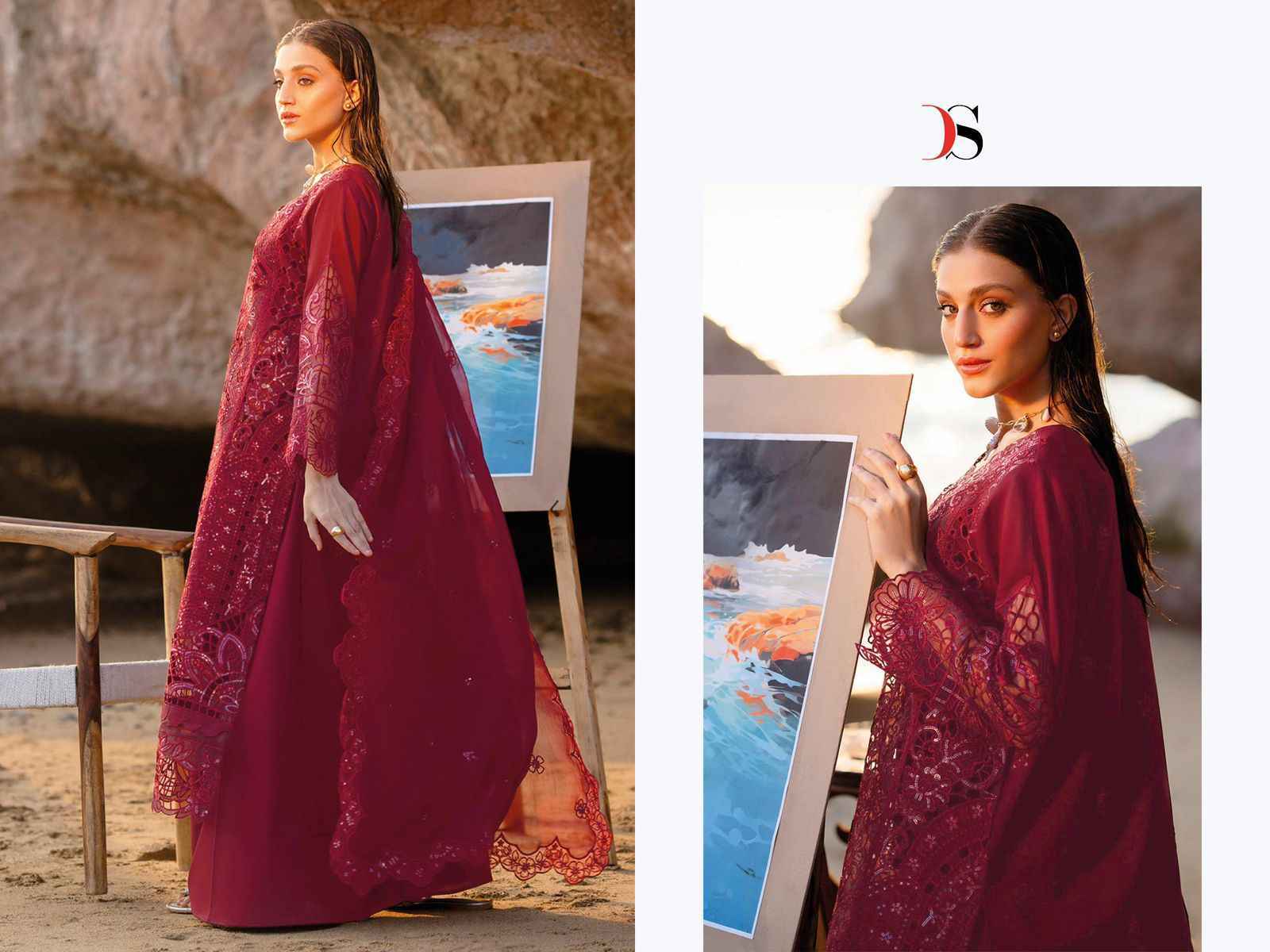 Deepsy Sirene Luxury Lawn 25 Vol 2 Cotton Dress Material 6 pcs Catalogue