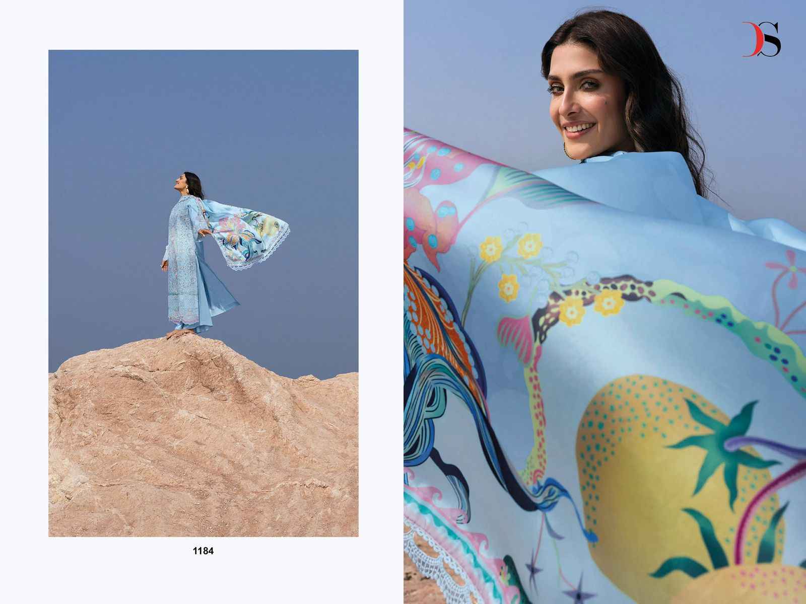 Deepsy Sirene Luxury Lawn 25 Vol 2 Cotton Dress Material 6 pcs Catalogue